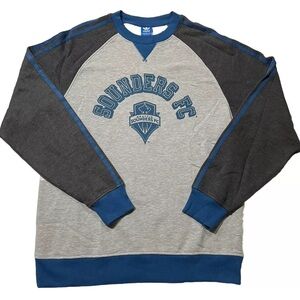 Adidas Seattle Sounders FC MLS Men’s Crewneck Sweatshirt Size Large NWT
